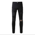 Amiri Distressed Skinny Jeans – Black