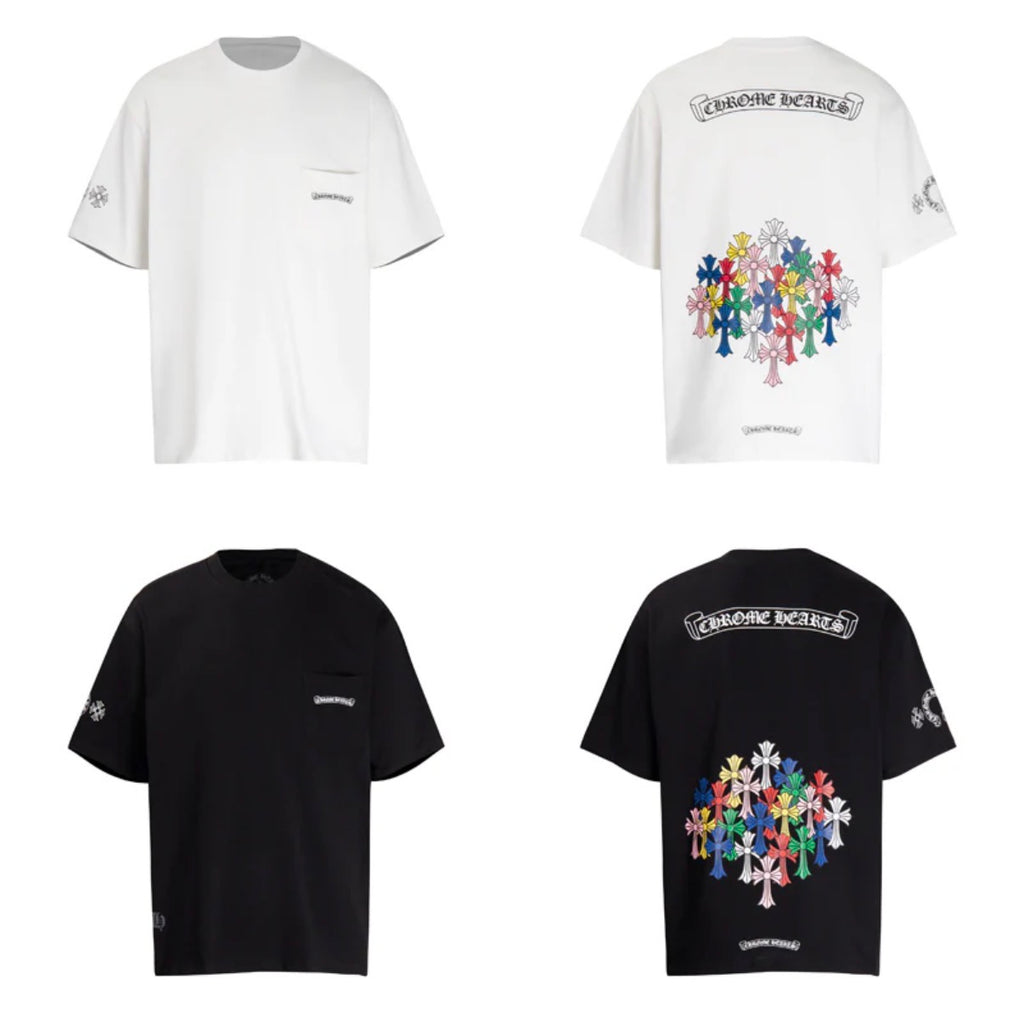 Chrome Hearts Multi Cross Tee – Black and White