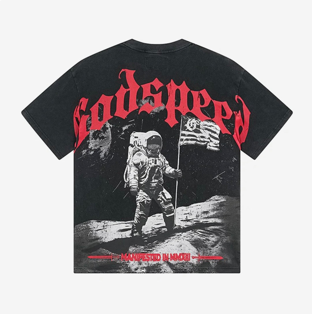 God Speed Shirt Black and Red