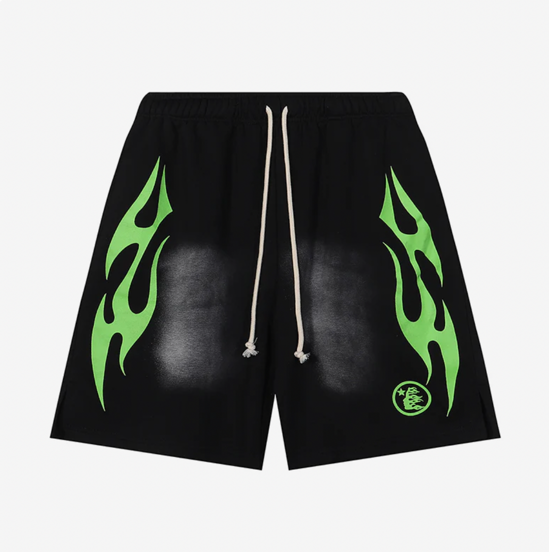 HS Shorts Retro Abstract Print
