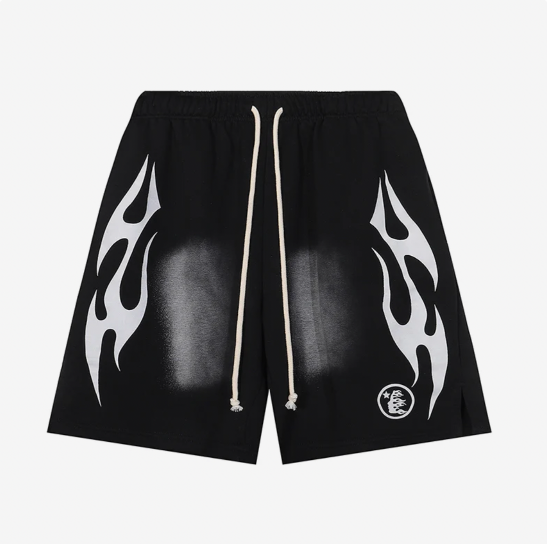 HS Shorts Retro Abstract Print
